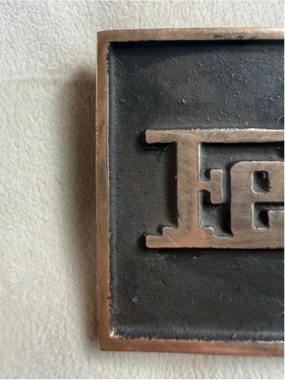 Vintage Jean Baracat (JB) Ferrari Belt Buckle